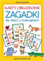 Karty obrazkowe Zagadki dla dzieci o zwierzątkach Zabawy edukacyjne Bookshop