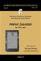 Inskrypcje województwa lubuskiego Powiat żagański (do 1815 roku) to buy in Canada