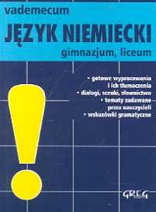 Vademecum mini Język niemiecki Gimnazjum liceum pl online bookstore