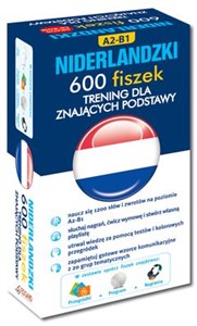 Niderlandzki 600 fiszek Trening dla znających podstawy A2-B1. 600 fiszek + CD-ROM z programem i nagraniami MP3 + Kolorowe przegródki Bookshop