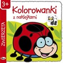 Kolorowanki z naklejkami Zwierzęta pl online bookstore