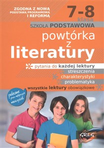 Powtórka z lektur 7-8 szkoła podstawowa buy polish books in Usa