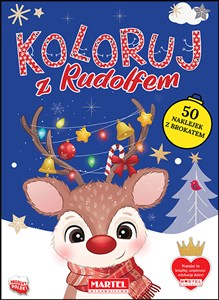 Koloruj z Rudolfem z naklejkami  buy polish books in Usa