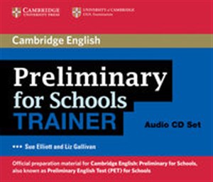 Preliminary for Schools Trainer Audio CDs (3)  