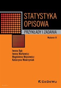 Statystyka opisowa Przykłady i zadania Polish bookstore