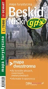 Beskid Niski mapa turystyczna dwustronna books in polish