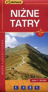 Niżne Tatry mapa turystyczna 1:50 000 bookstore