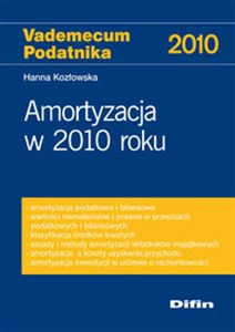 Amortyzacja w 2010 roku pl online bookstore