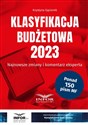 Klasyfikacja Budżetowa 2023 Najnowsze zmiany i komentarz eksperta bookstore
