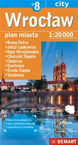 Wrocław plan miasta 8+ 1:20 000 to buy in USA