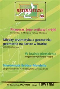 Miniatury matematyczne 59 Pitagoras jego trójkąty i trójki chicago polish bookstore