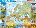 Puzzle ramkowe - Europa fizyczna Polish Books Canada