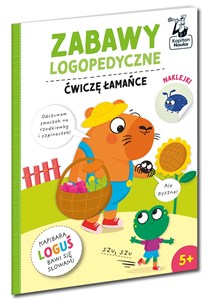Zabawy logopedyczne Kapibara Loguś Ćwiczę łamańce - Polish Bookstore USA