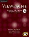 Viewpoint Level 1 Student's Book with Online Course B (Includes Online Workbook) polish books in canada