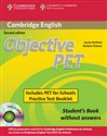 Objective PET Student's Book without answers + CD pl online bookstore