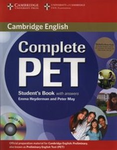 Complete PET Student's Book with answers +3CD bookstore