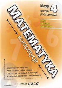 Matematyka - korepetycje - szkoła podstawowa, klasa 4 buy polish books in Usa