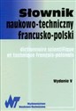 Słownik naukowo-techniczny francusko-polski Canada Bookstore