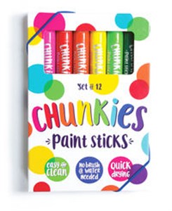 Farba w Kredce Chunkies Paint Sticks 12 kolorów Polish bookstore