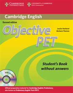 Objective PET Student's Book without Answers + CD Polish bookstore
