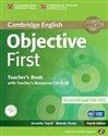 Objective First Teacher's Book with Teacher's Recouces CD-ROM  Polish bookstore