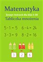 Matematyka Tabliczka mnożenia Zeszyt ćwiczeń dla  klas 1-3 Polish bookstore