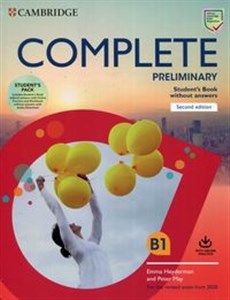 Complete Preliminary Student's Book Pack (SB wo Answers w Online Practice and WB wo Answers w Audio Download) 
