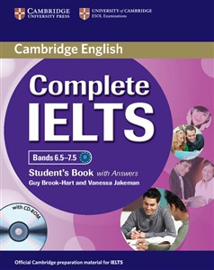 Complete IELTS Bands 6.5-7.5 Student's Book with answers + CD chicago polish bookstore